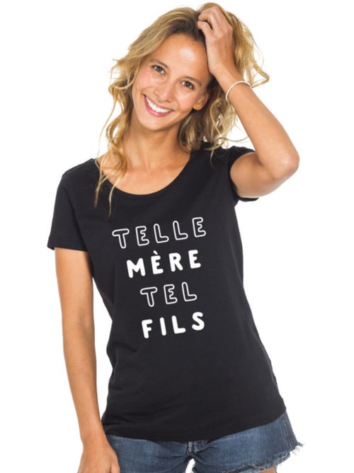 T-shirt Femme - TELLE MÈRE TELLE FILS MPT - Kiabi T-shirt Femme - TELLE MÈRE TELLE FILS MPT - Kiabi