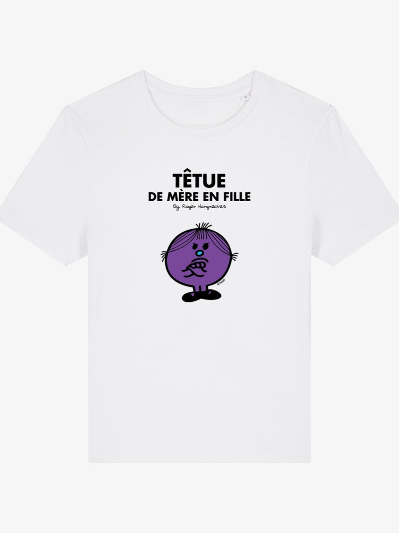 T-shirt Femme - TÊTUE DE MÈRE EN FILLE Blanc - Kiabi