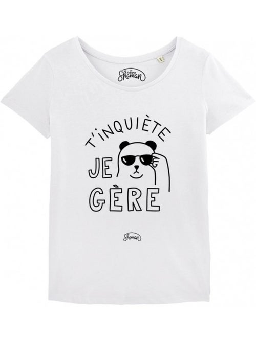 T-shirt Femme - T'INQUIETE JE GERE - Kiabi T-shirt Femme - T'INQUIETE JE GERE - Kiabi