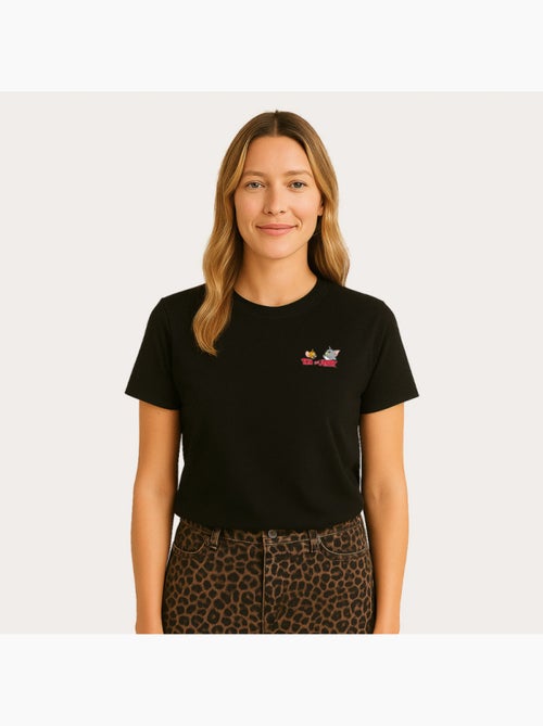 T-shirt Femme - TOM AND JERRY CLASSIC FACES - Kiabi