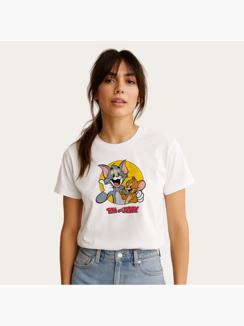 T-shirt Femme - TOM AND JERRY THUMBS UP - Kiabi