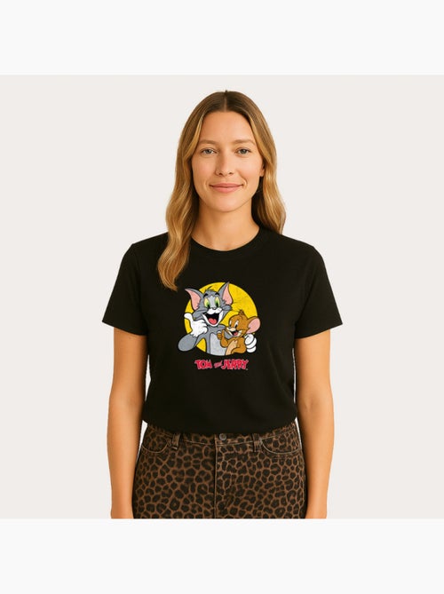 T-shirt Femme - TOM AND JERRY THUMBS UP - Kiabi