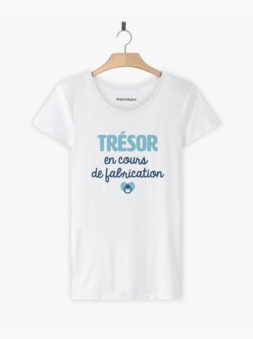 T-shirt Femme - TRÉSOR EN COURS BLEU - Kiabi T-shirt Femme - TRÉSOR EN COURS BLEU - Kiabi