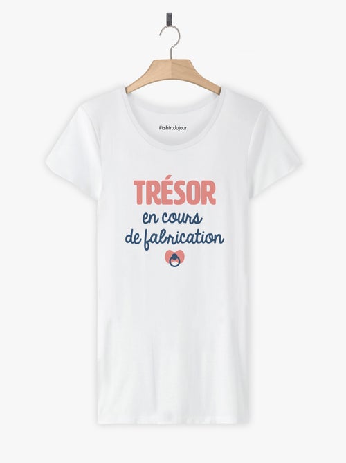 T-shirt Femme - TRÉSOR EN COURS ROSE - Kiabi T-shirt Femme - TRÉSOR EN COURS ROSE - Kiabi