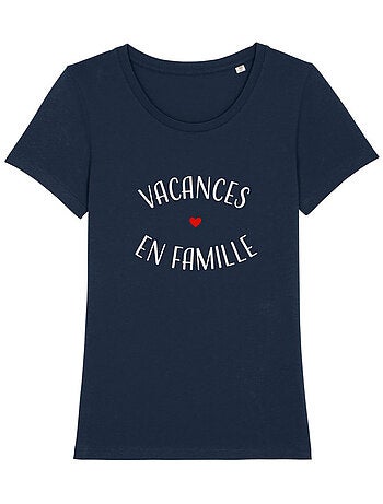 T-shirt Femme - VACANCES EN FAMILLE