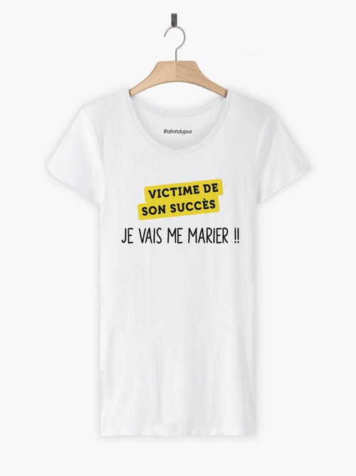 T-shirt Femme - VICTIME DE SON SUCCÈS - Kiabi T-shirt Femme - VICTIME DE SON SUCCÈS - Kiabi