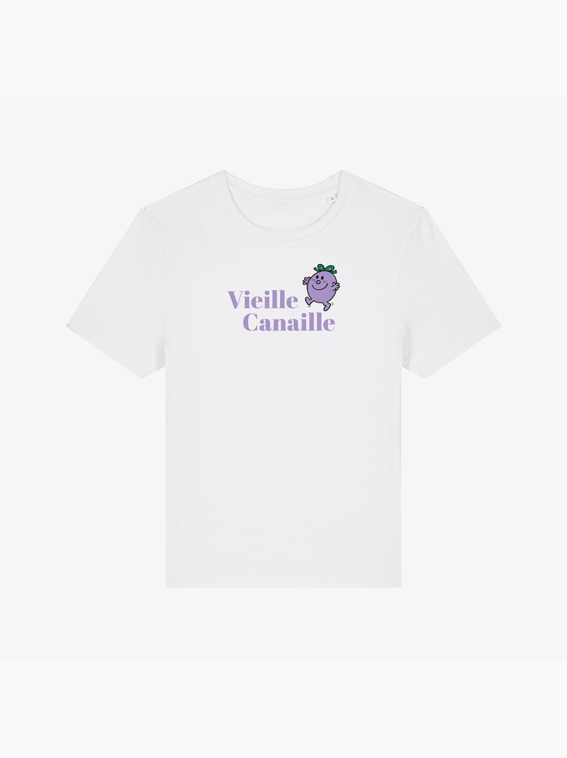 T-shirt Femme - VIEILLE CANAILLE FACE Blanc - Kiabi