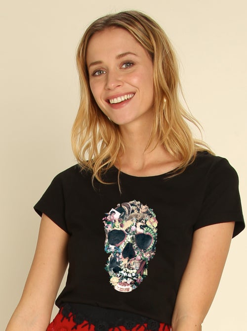 T-shirt Femme - VINTAGE SKULL - Kiabi T-shirt Femme - VINTAGE SKULL - Kiabi