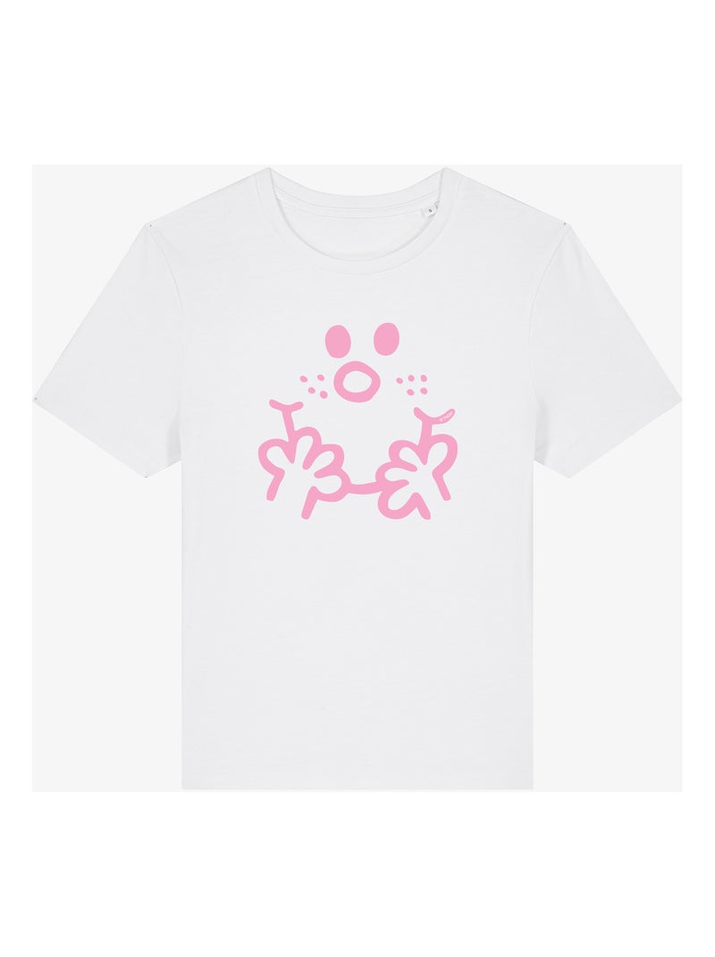 T-shirt Femme - VISAGE MADAME Blanc - Kiabi