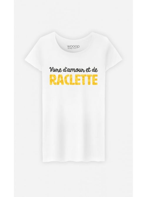 T-shirt Femme - VIVRE D'AMOUR ET DE RACLETTE - Kiabi T-shirt Femme - VIVRE D'AMOUR ET DE RACLETTE - Kiabi