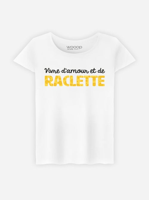 T-shirt Femme - VIVRE D'AMOUR ET DE RACLETTE - Kiabi T-shirt Femme - VIVRE D'AMOUR ET DE RACLETTE - Kiabi