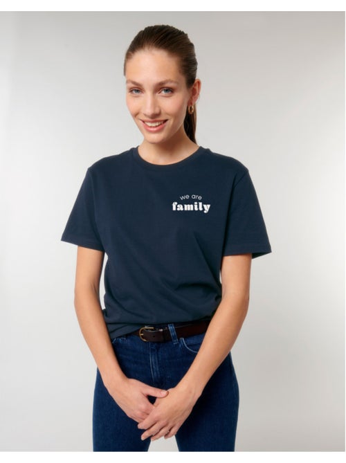 T-shirt Femme - WE ARE FAMILY COEUR - Kiabi
