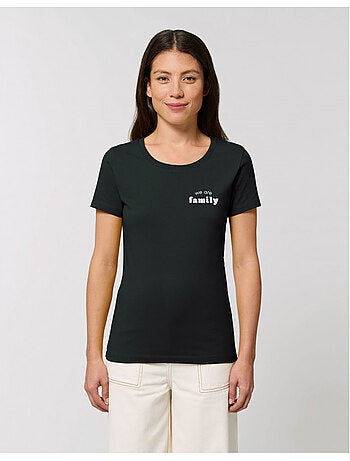 T-shirt femme - we are family coeur