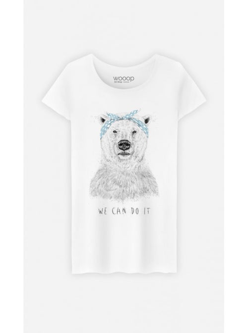 T-shirt Femme - WE CAN DO IT - Kiabi