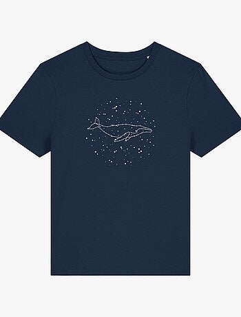 T-shirt femme - whale constellation