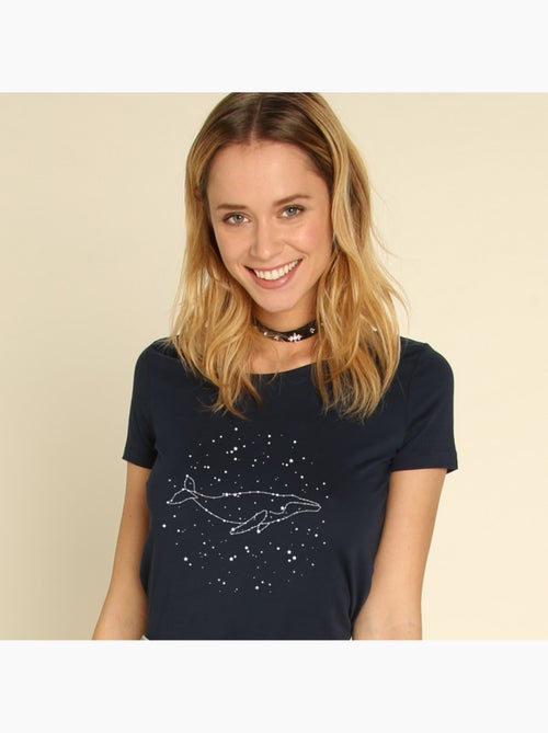 T-shirt Femme - WHALE CONSTELLATION - Kiabi T-shirt Femme - WHALE CONSTELLATION - Kiabi