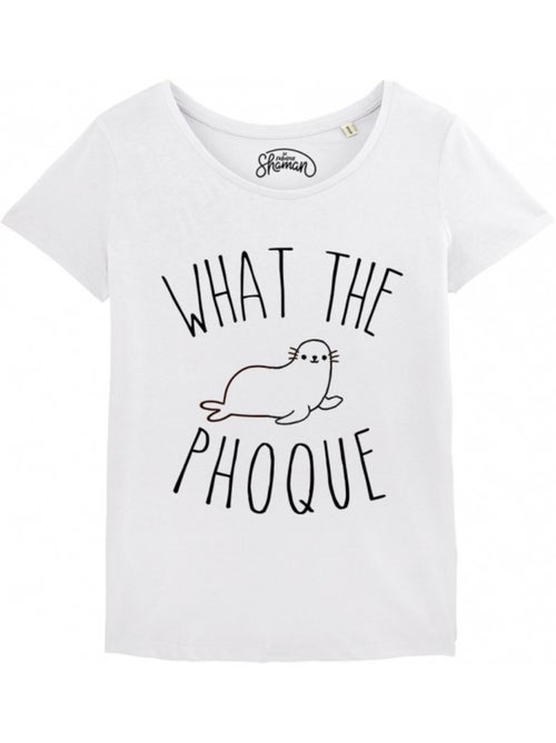 T-shirt Femme - WHAT THE PHOQUE - Kiabi T-shirt Femme - WHAT THE PHOQUE - Kiabi