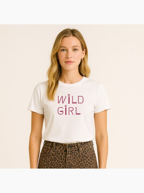 T-shirt Femme - WILD GIRL - Kiabi T-shirt Femme - WILD GIRL - Kiabi