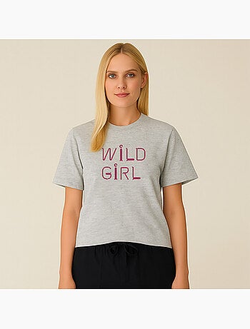 T-shirt Femme - WILD GIRL