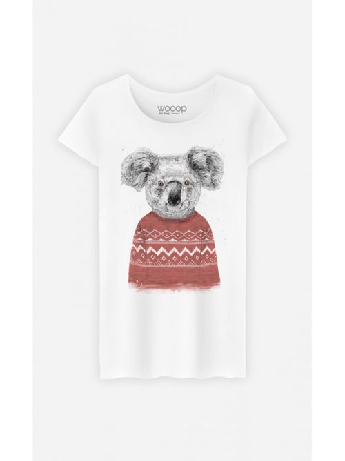 T-shirt Femme - WINTER KOALA RED - Kiabi T-shirt Femme - WINTER KOALA RED - Kiabi