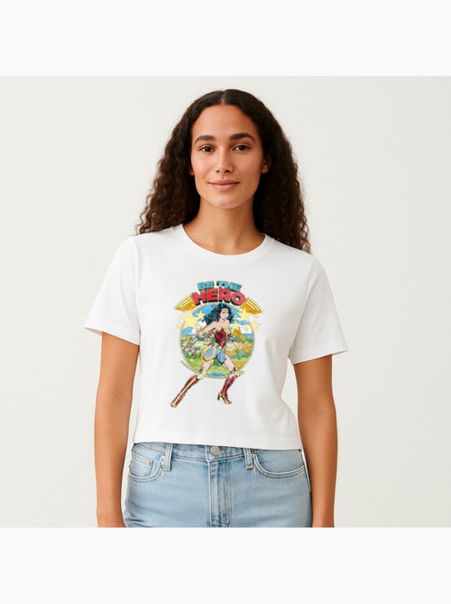 T-shirt Femme - WONDER WOMAN BE THE HERO - Kiabi T-shirt Femme - WONDER WOMAN BE THE HERO - Kiabi