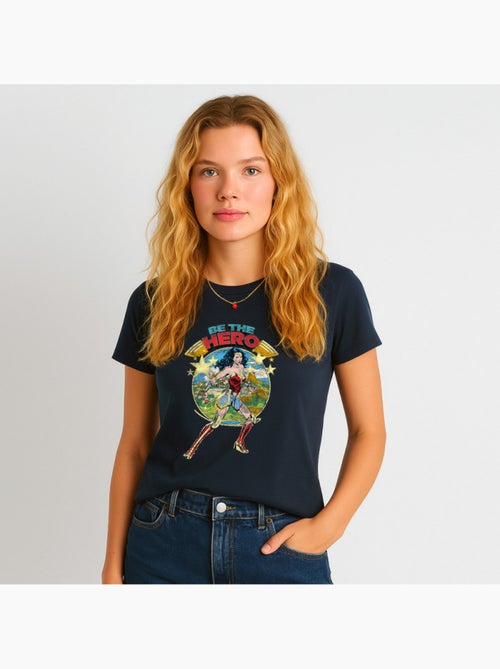 T-shirt Femme - WONDER WOMAN BE THE HERO - Kiabi T-shirt Femme - WONDER WOMAN BE THE HERO - Kiabi