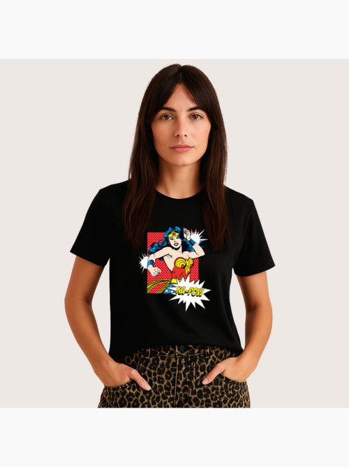 T-shirt Femme - WONDER WOMAN KA POW - Kiabi