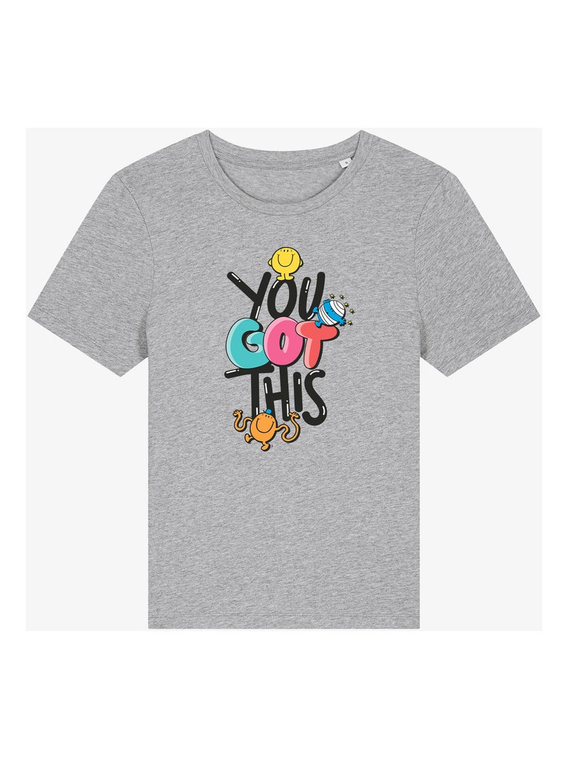 T-shirt Femme - YOU GOT THIS Gris chiné - Kiabi