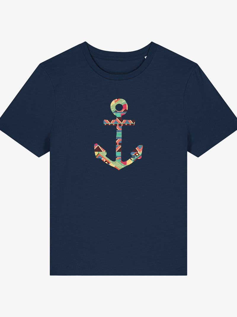 T-shirt Femme - YOU MAKE ME HOME Bleu marine - Kiabi