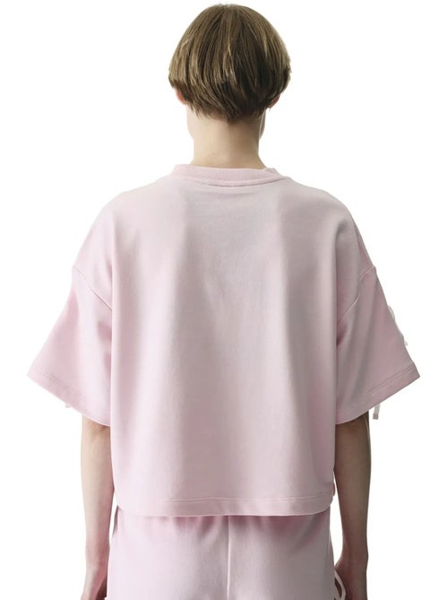T-shirt femme avec détail nœud penti - Kiabi