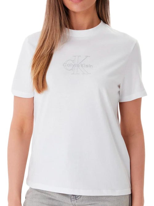 T-Shirt Femme Calvin Klein Jeans - Kiabi T-Shirt Femme Calvin Klein Jeans - Kiabi