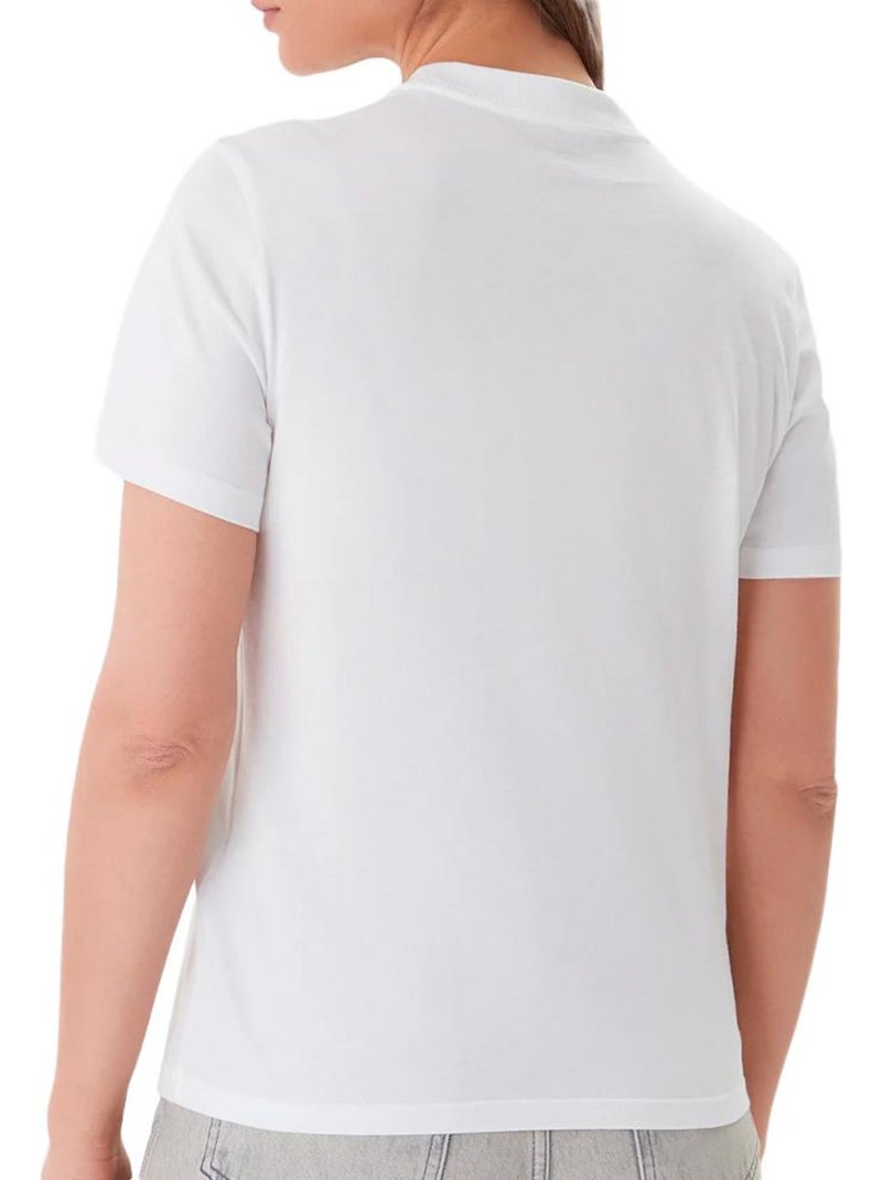 T-Shirt Femme Calvin Klein Jeans Blanc - Kiabi