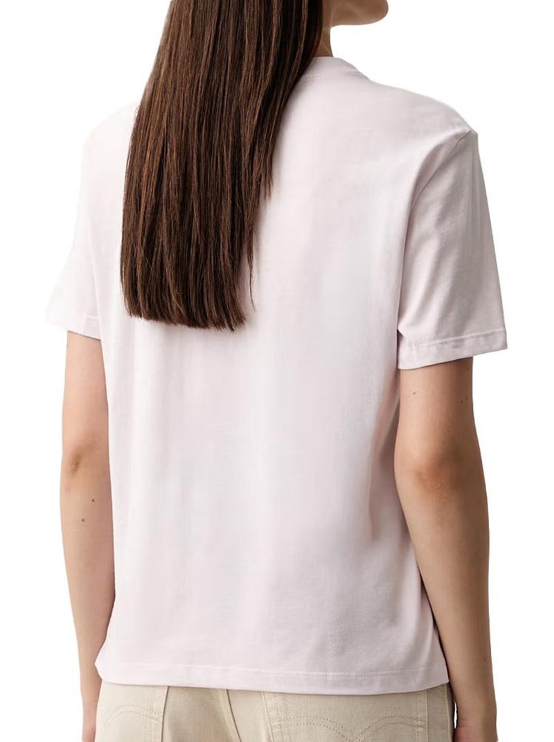 T-shirt femme calvin klein jeans Blanc - Kiabi
