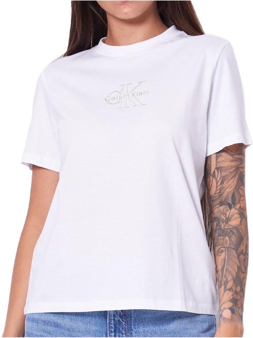 T-Shirt Femme Calvin Klein Jeans - Kiabi T-Shirt Femme Calvin Klein Jeans - Kiabi