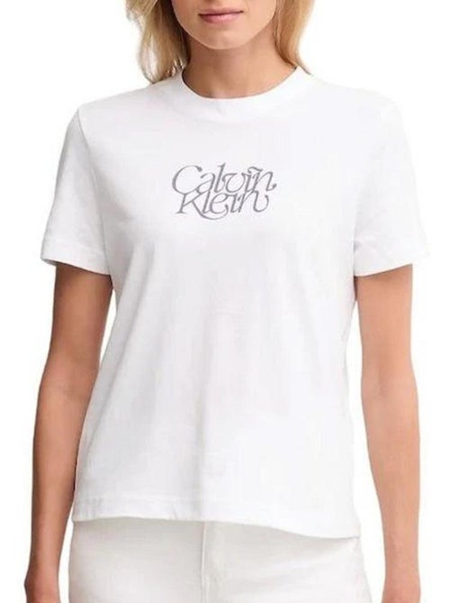 T-Shirt Femme Calvin Klein Jeans - Kiabi T-Shirt Femme Calvin Klein Jeans - Kiabi