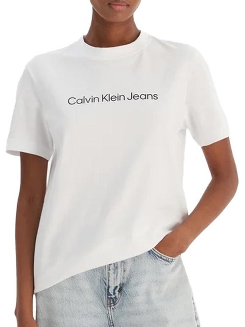 T-Shirt Femme Calvin Klein Jeans - Kiabi T-Shirt Femme Calvin Klein Jeans - Kiabi