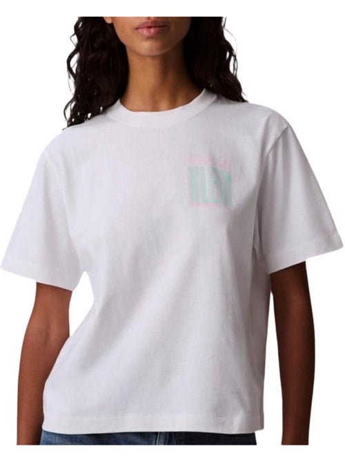 T-Shirt Femme Calvin Klein Jeans - Kiabi T-Shirt Femme Calvin Klein Jeans - Kiabi