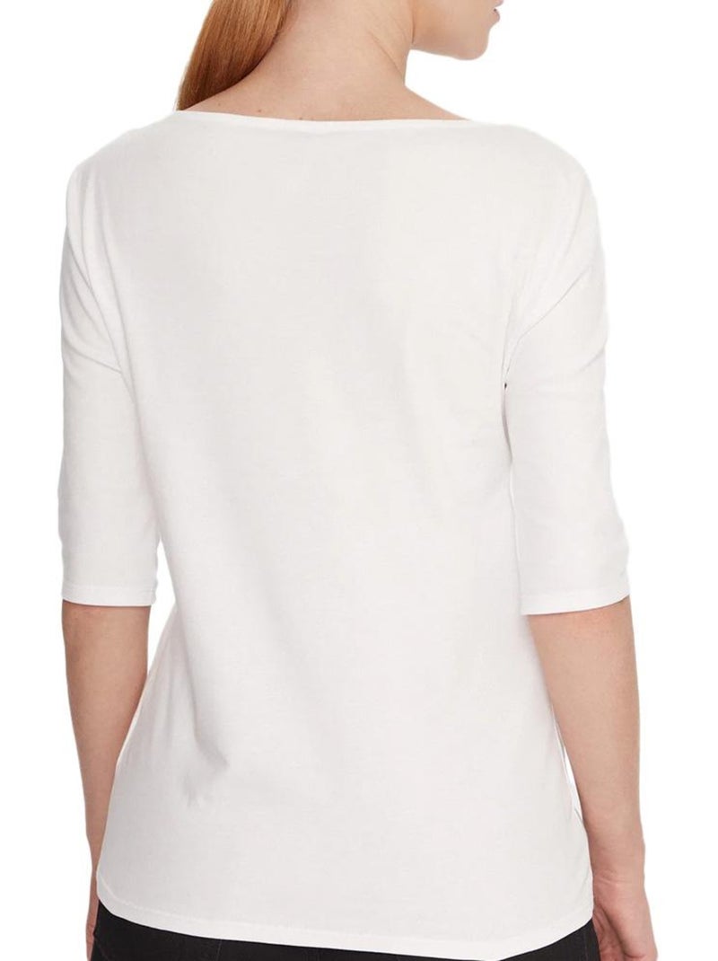T-Shirt Femme Calvin Klein Jeans Blanc - Kiabi