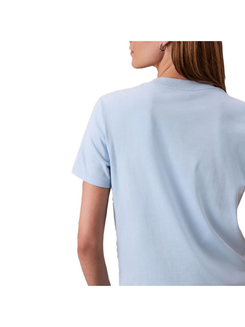 T-Shirt Femme Calvin Klein Jeans Bleu - Kiabi