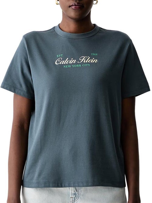 T-shirt femme calvin klein jeans - Kiabi