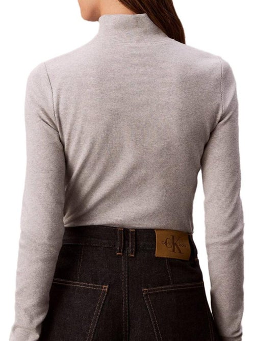 T-Shirt Femme Calvin Klein Jeans Label - Kiabi T-Shirt Femme Calvin Klein Jeans Label - Kiabi