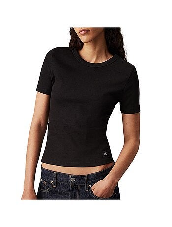 T-shirt femme calvin klein jeans label