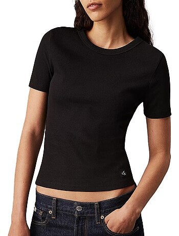 T-shirt femme calvin klein jeans label