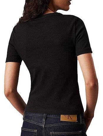 T-shirt femme calvin klein jeans label