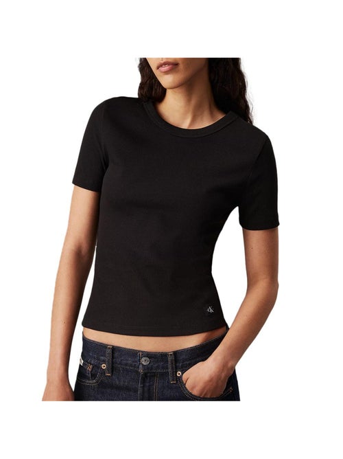 T-shirt Femme Calvin Klein Jeans Label - Kiabi T-shirt Femme Calvin Klein Jeans Label - Kiabi