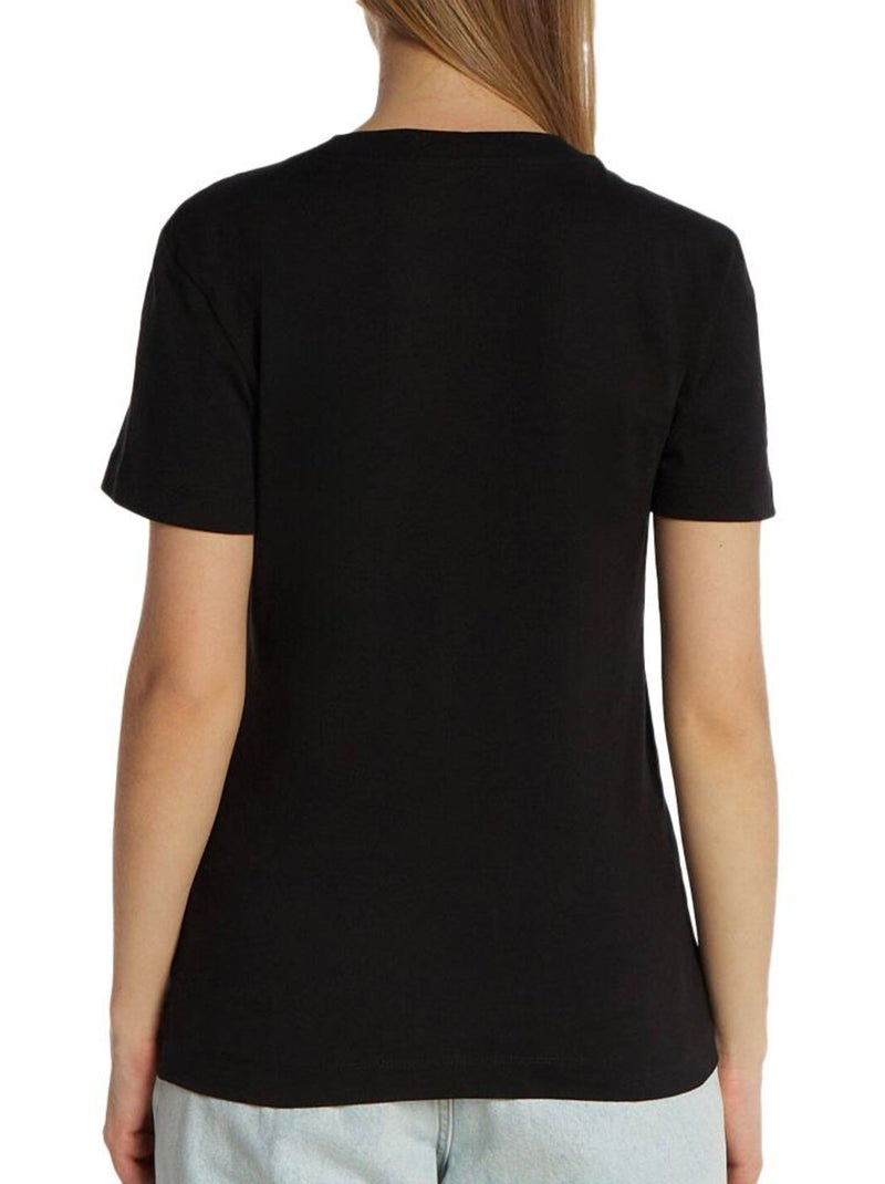 T-shirt Femme Calvin Klein Jeans Noir - Kiabi