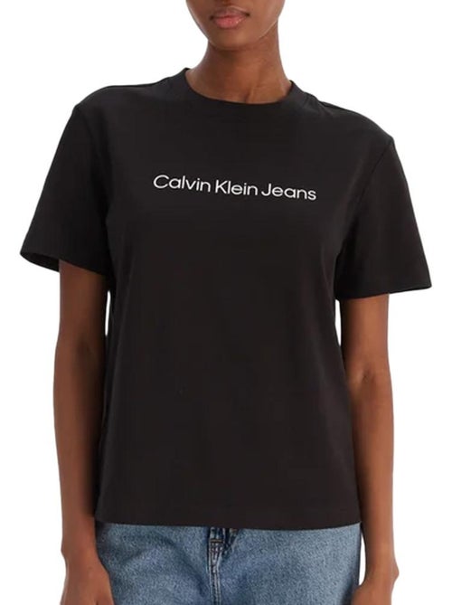 T-Shirt Femme Calvin Klein Jeans - Kiabi T-Shirt Femme Calvin Klein Jeans - Kiabi