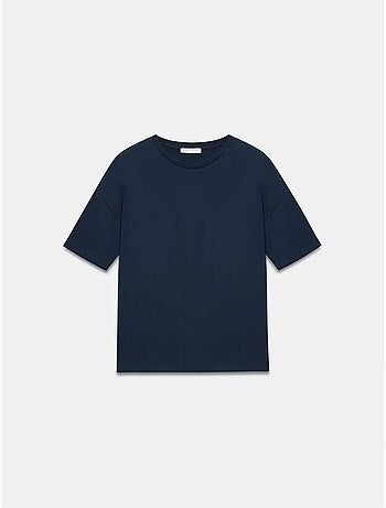 T-shirt femme en coton à col rond dilvin
