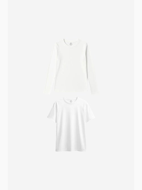 T-shirt femme en coton et élasthanne tommy - Kiabi