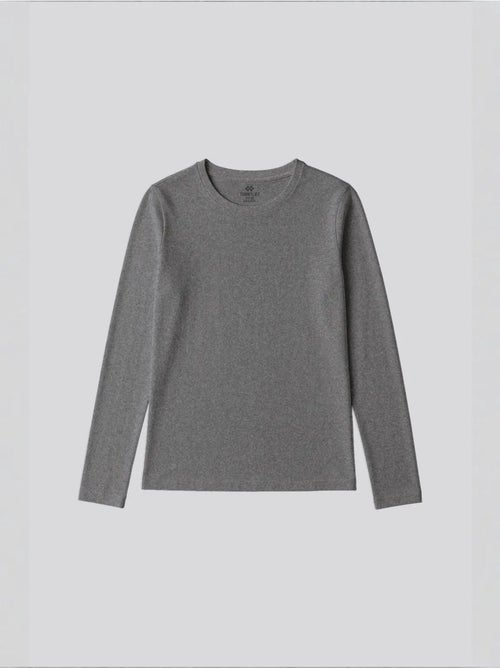 T-shirt femme en coton et élasthanne tommy - Kiabi